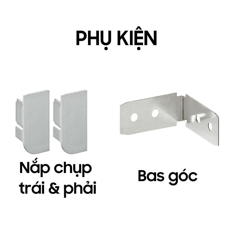 Tay nắm tủ dạng thanh nhôm Hafele 126.37.911 (mạ màu bạc)